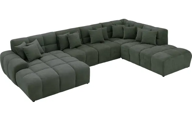 Goossens excellent u bank kubus groen stof - 8252736-goossens-excellent-kubus-bank-stof-groen-05