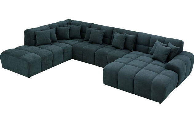 Goossens excellent u bank kubus groen stof - 8252737-gespiegeld-06