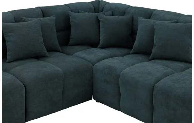 Goossens excellent u bank kubus groen stof - 8252737-goossens-excellent-kubus-bank-stof-groen-07