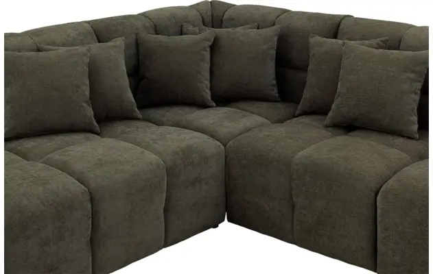 Goossens excellent u bank kubus groen stof - 8252738-gespiegeld-08