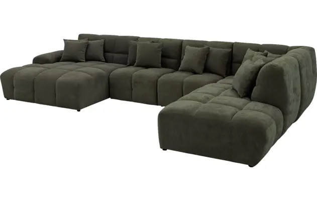 Goossens excellent u bank kubus groen stof - 8252738-goossens-excellent-kubus-bank-stof-groen-04