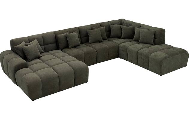 Goossens excellent u bank kubus groen stof - 8252738-goossens-excellent-kubus-bank-stof-groen-05