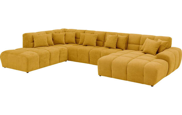 Goossens excellent u bank kubus geel stof - 8252740-gespiegeld-03