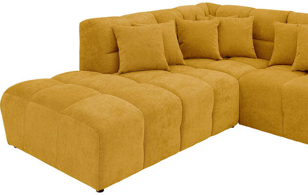 Goossens excellent u bank kubus geel stof - 8252740-gespiegeld-07