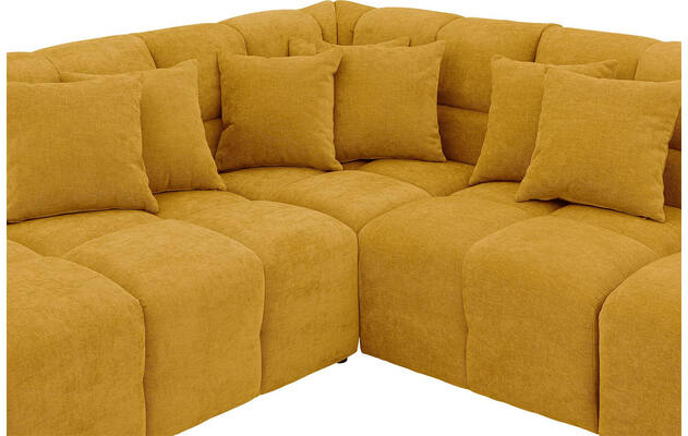 Goossens excellent u bank kubus geel stof - 8252740-gespiegeld-08