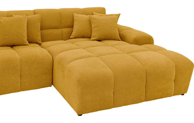 Goossens excellent u bank kubus geel stof - 8252740-gespiegeld-09