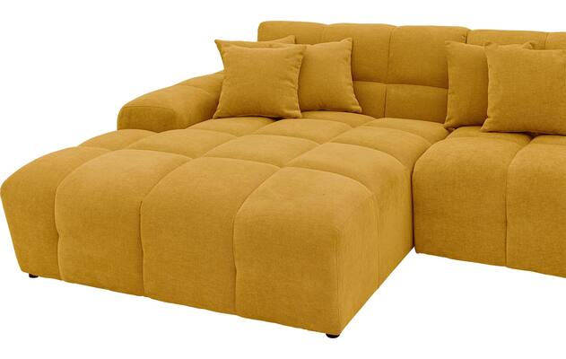 Goossens excellent u bank kubus geel stof - 8252740-goossens-excellent-kubus-bank-stof-geel-08