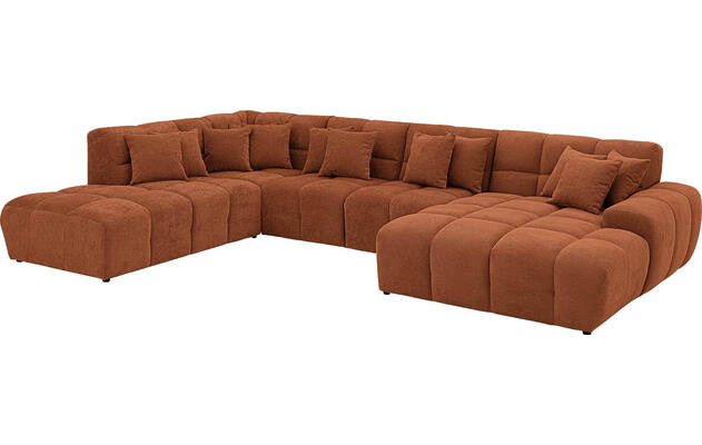 Goossens excellent u bank kubus bruin stof - 8252741-gespiegeld-03