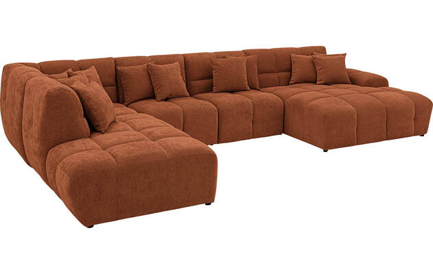 Goossens excellent u bank kubus bruin stof - 8252741-gespiegeld-05