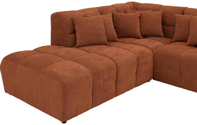 Goossens excellent u bank kubus bruin stof - 8252741-gespiegeld-07
