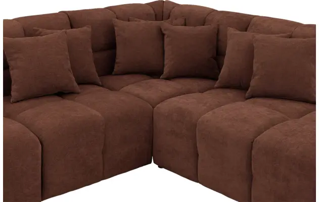 Goossens excellent u bank kubus bruin stof - 8252742-goossens-excellent-kubus-bank-stof-bruin-07