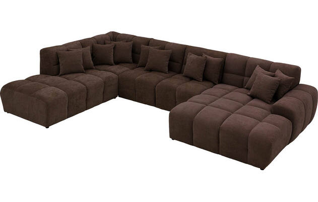Goossens excellent u bank kubus bruin stof - 8252743-gespiegeld-06