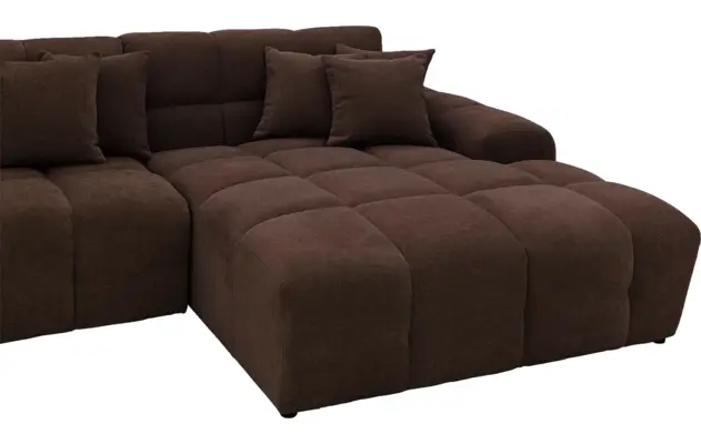 Goossens excellent u bank kubus bruin stof - 8252743-gespiegeld-09