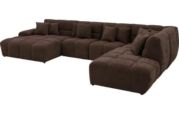 Goossens excellent u bank kubus bruin stof - 8252743-goossens-excellent-kubus-bank-stof-bruin-04