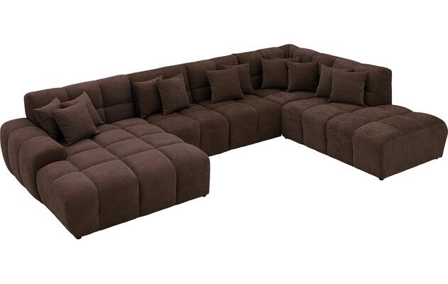 Goossens excellent u bank kubus bruin stof - 8252743-goossens-excellent-kubus-bank-stof-bruin-05