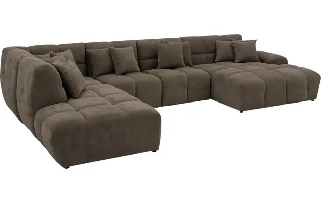Goossens excellent u bank kubus bruin stof - 8252744-gespiegeld-05