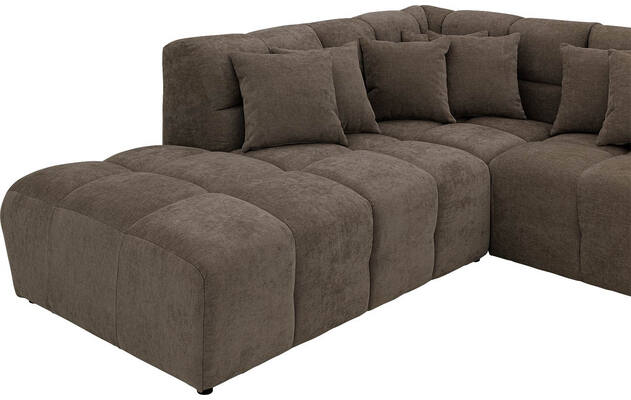 Goossens excellent u bank kubus bruin stof - 8252744-gespiegeld-07