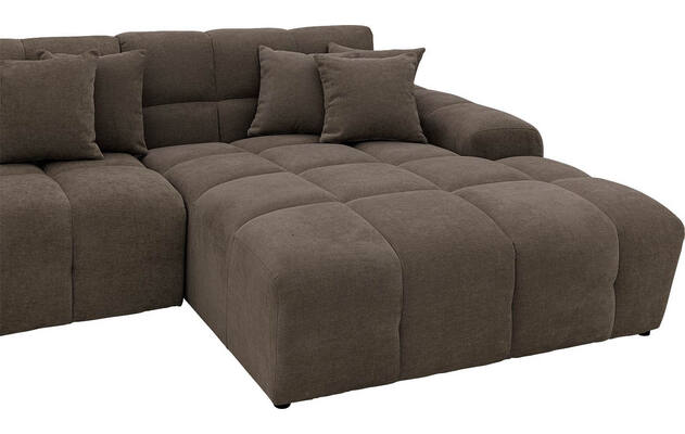 Goossens excellent u bank kubus bruin stof - 8252744-gespiegeld-09