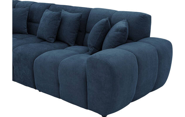 Goossens excellent hoekbank kubus blauw stof - 8252749-gespiegeld-05
