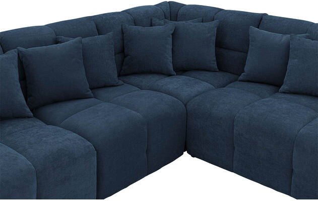 Goossens excellent hoekbank kubus blauw stof - 8252749-gespiegeld-06
