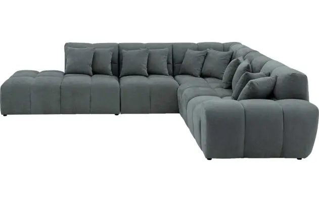 Goossens excellent hoekbank kubus groen stof - 8252750-gespiegeld-04