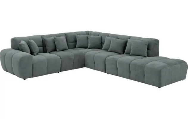 Goossens excellent hoekbank kubus groen stof - 8252750-goossens-excellent-kubus-bank-stof-groen-02