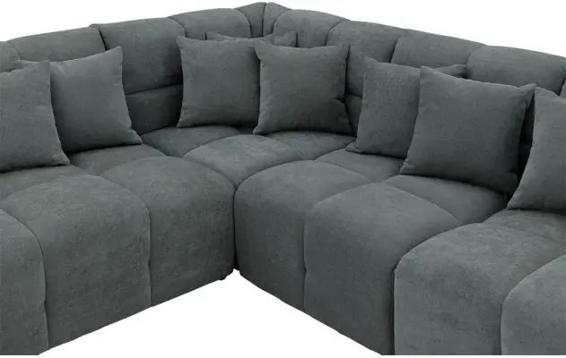 Goossens excellent hoekbank kubus groen stof - 8252750-goossens-excellent-kubus-bank-stof-groen-05