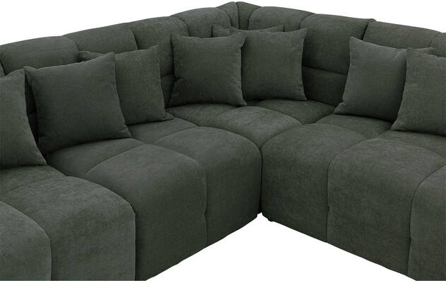 Goossens excellent hoekbank kubus groen stof - 8252752-gespiegeld-06