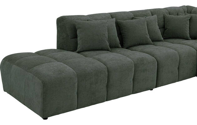 Goossens excellent hoekbank kubus groen stof - 8252752-gespiegeld-07