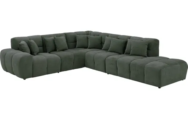 Goossens excellent hoekbank kubus groen stof - 8252752-goossens-excellent-kubus-bank-stof-groen-02