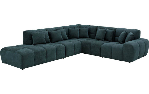 Goossens excellent hoekbank kubus groen stof - 8252753-gespiegeld-03