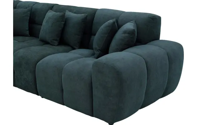 Goossens excellent hoekbank kubus groen stof - 8252753-gespiegeld-05