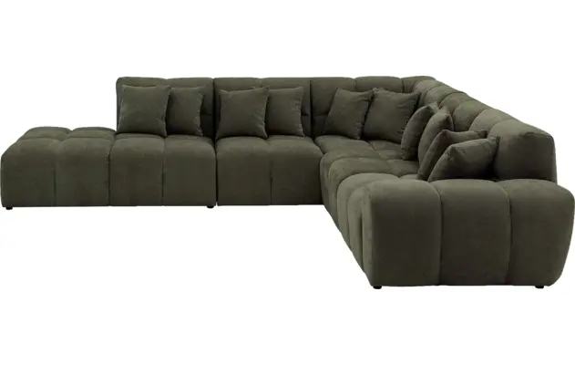 Goossens excellent hoekbank kubus groen stof - 8252754-gespiegeld-04