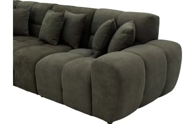 Goossens excellent hoekbank kubus groen stof - 8252754-gespiegeld-05