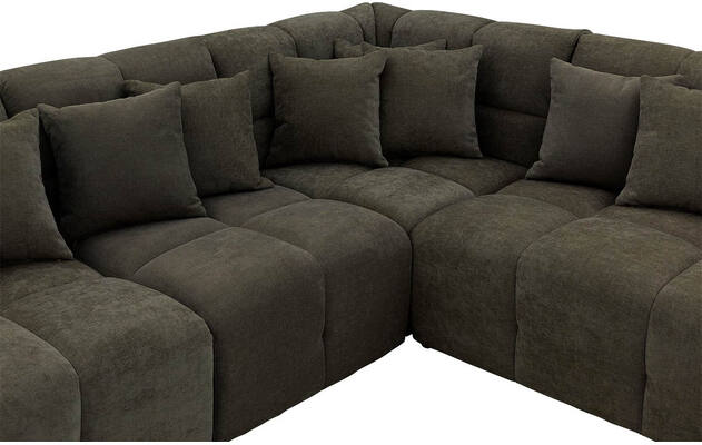 Goossens excellent hoekbank kubus groen stof - 8252754-gespiegeld-06