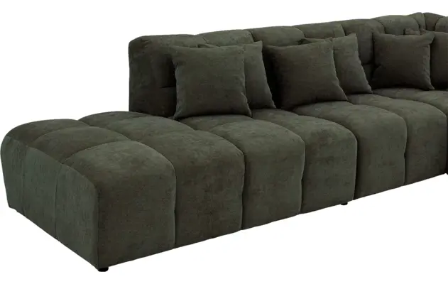 Goossens excellent hoekbank kubus groen stof - 8252754-gespiegeld-07