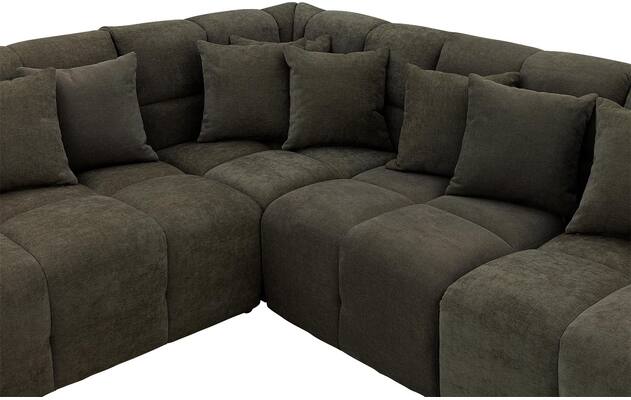 Goossens excellent hoekbank kubus groen stof - 8252754-goossens-excellent-kubus-bank-stof-groen-05
