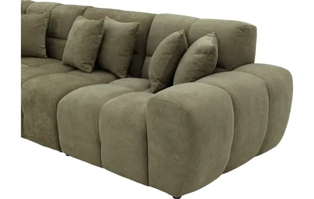 Goossens excellent hoekbank kubus groen stof - 8252755-gespiegeld-05