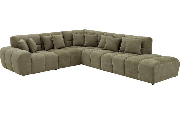 Goossens excellent hoekbank kubus groen stof - 8252755-goossens-excellent-kubus-bank-stof-groen-02