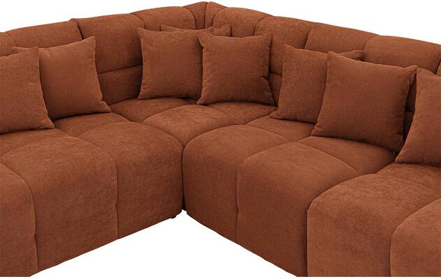 Goossens excellent hoekbank kubus bruin stof - 8252757-goossens-excellent-kubus-bank-stof-bruin-05