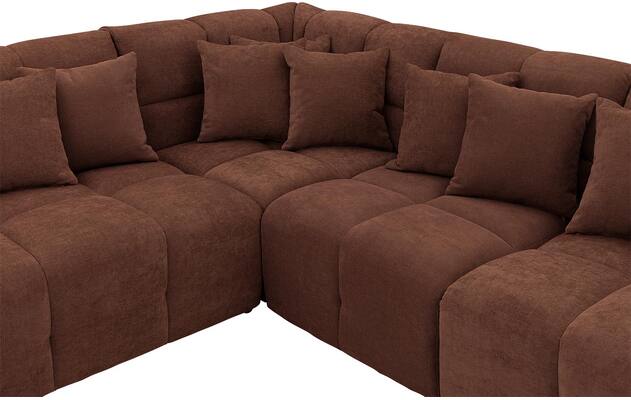 Goossens excellent hoekbank kubus bruin stof - 8252758-goossens-excellent-kubus-bank-stof-bruin-05