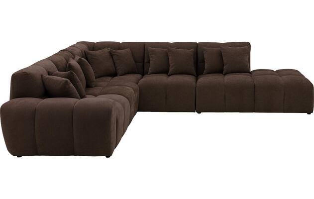Goossens excellent hoekbank kubus bruin stof - 8252759-goossens-excellent-kubus-bank-stof-bruin-03