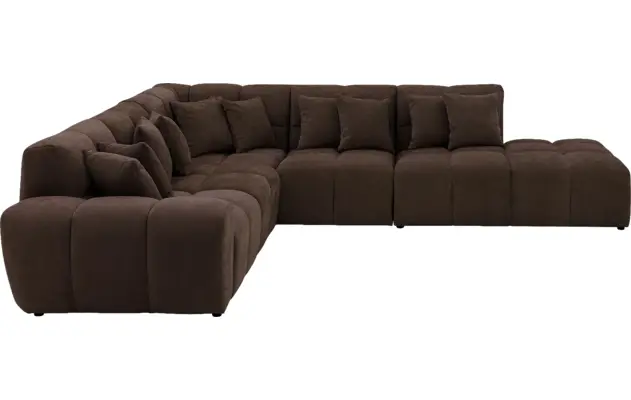 Goossens excellent hoekbank kubus bruin stof - 8252759-goossens-excellent-kubus-bank-stof-bruin-03