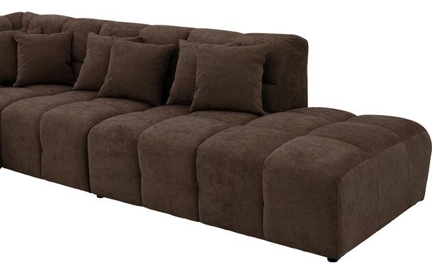 Goossens excellent hoekbank kubus bruin stof - 8252759-goossens-excellent-kubus-bank-stof-bruin-06