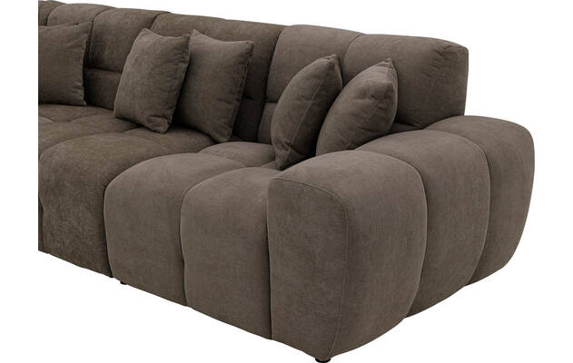 Goossens excellent hoekbank kubus bruin stof - 8252760-gespiegeld-05