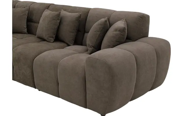Goossens excellent hoekbank kubus bruin stof - 8252760-gespiegeld-05