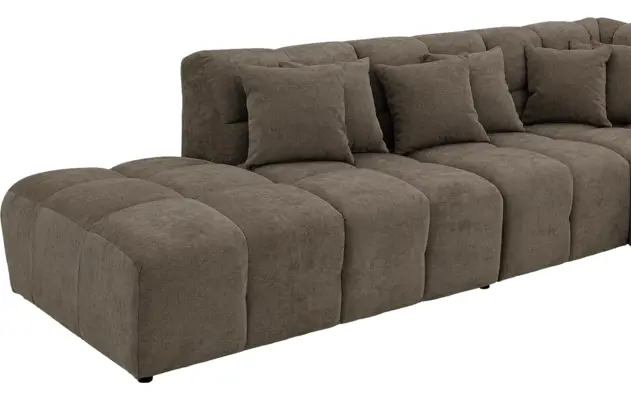 Goossens excellent hoekbank kubus bruin stof - 8252760-gespiegeld-07