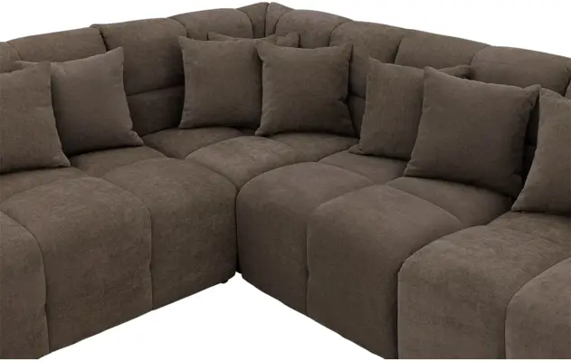 Goossens excellent hoekbank kubus bruin stof - 8252760-goossens-excellent-kubus-bank-stof-bruin-05