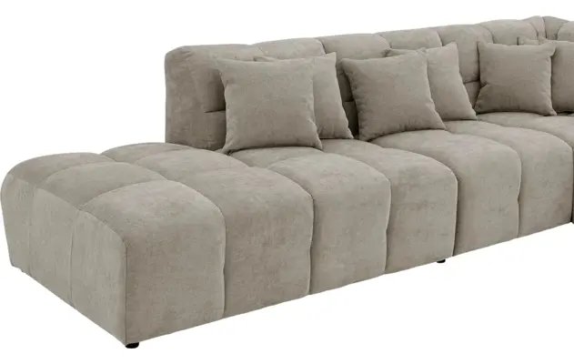 Goossens excellent hoekbank kubus bruin stof - 8252761-gespiegeld-07
