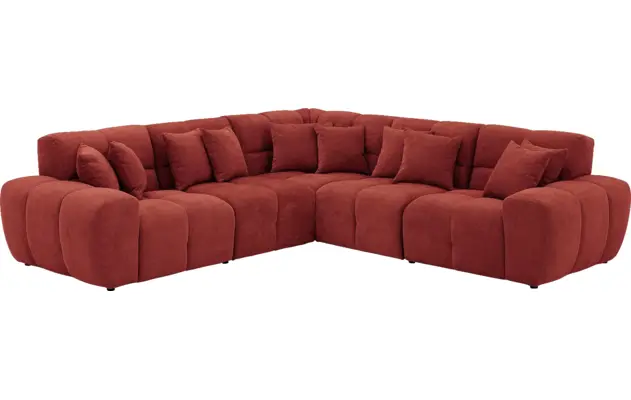 Goossens excellent hoekbank kubus rood stof - 8252763-goossens-excellent-kubus-bank-stof-rood-02